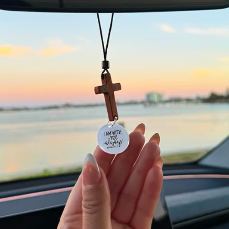 🌞Buy More Save More🔥Car Rearview Hanging Cross Ornament