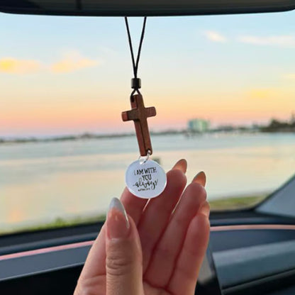 🌞Buy More Save More🔥Car Rearview Hanging Cross Ornament