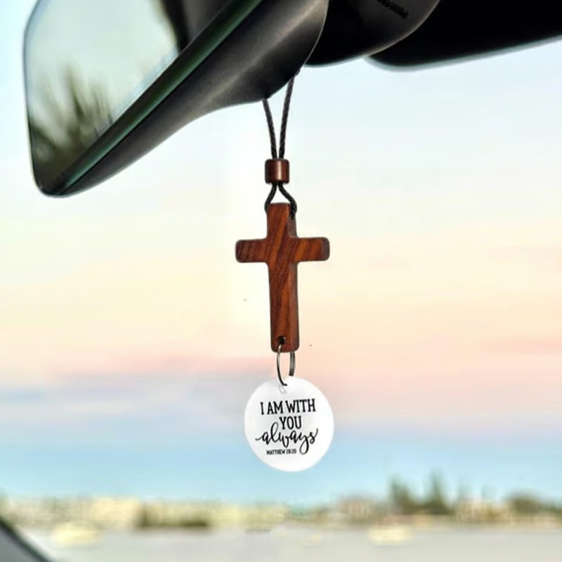🌞Buy More Save More🔥Car Rearview Hanging Cross Ornament