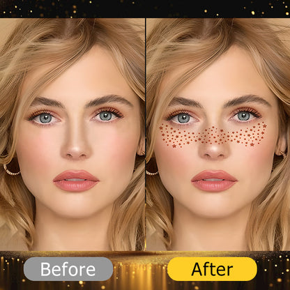 5PCS Bronze Freckle Makeup Stickers