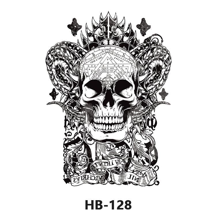 6pcs Waterproof Realistic Temporary Tattoo Stickers