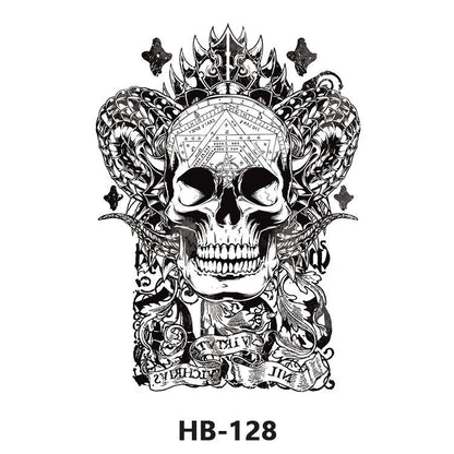 6pcs Waterproof Realistic Temporary Tattoo Stickers