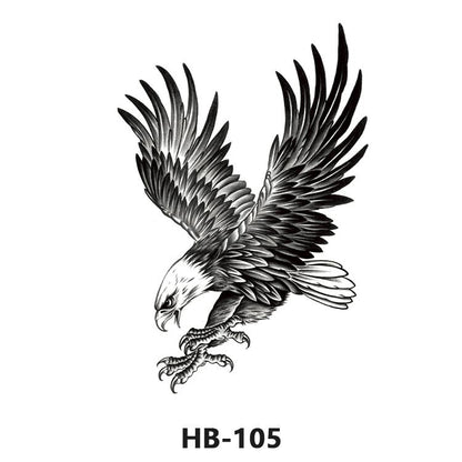 6pcs Waterproof Realistic Temporary Tattoo Stickers