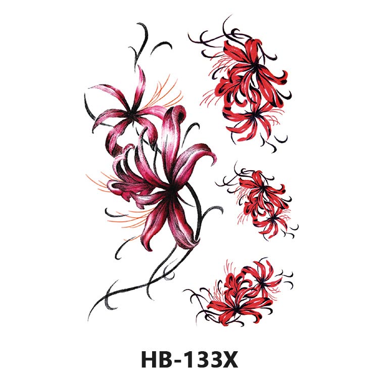 6pcs Waterproof Realistic Temporary Tattoo Stickers