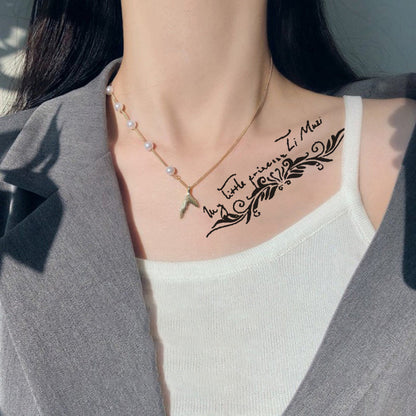 Anti -Sweat Juice Plants Over Time Sticker Tattoo