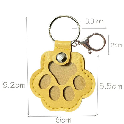 🔥Last Day Promotion 50% OFF🔥 Leather keychain to remember your pet 🐾 Keep the memory close to you always
