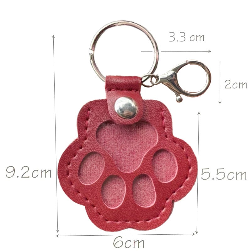 🔥Last Day Promotion 50% OFF🔥 Leather keychain to remember your pet 🐾 Keep the memory close to you always