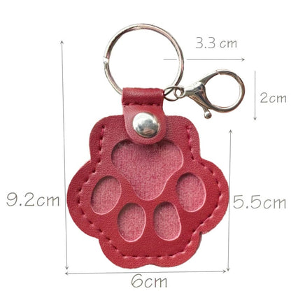 🔥Last Day Promotion 50% OFF🔥 Leather keychain to remember your pet 🐾 Keep the memory close to you always