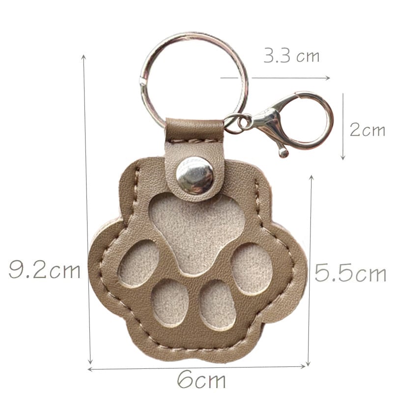 🔥Last Day Promotion 50% OFF🔥 Leather keychain to remember your pet 🐾 Keep the memory close to you always
