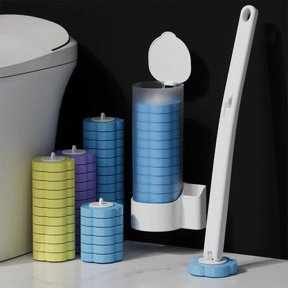 Convenient Disposable Toilet Brush Cleaning Set