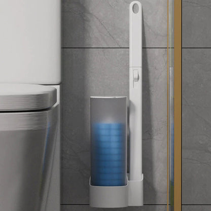Convenient Disposable Toilet Brush Cleaning Set