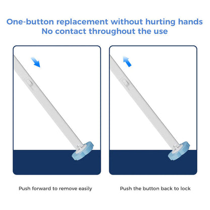 Convenient Disposable Toilet Brush Cleaning Set