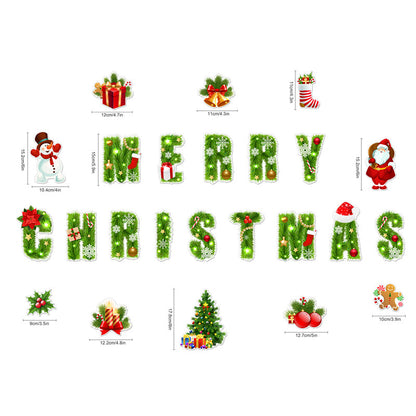 🎅 Christmas Themed Magnetic Sticker