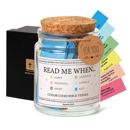 ✨Christmas Sale 49% OFF⏰✝️Inspirational Bible Verses Jar - A Reminder of God's Words💖