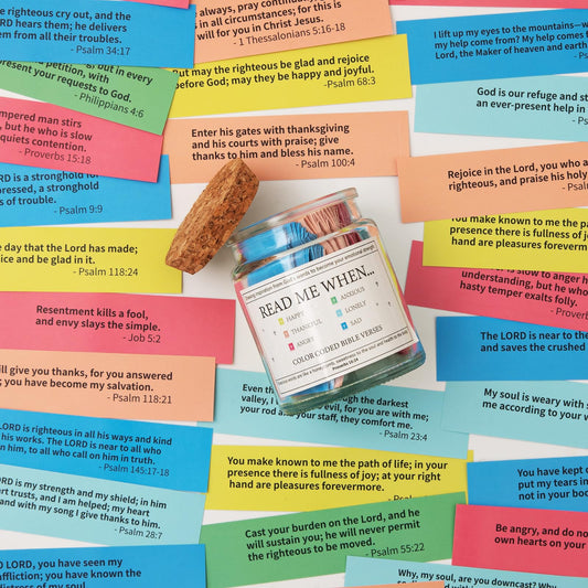 ✨Christmas Sale 49% OFF⏰✝️Inspirational Bible Verses Jar - A Reminder of God's Words💖