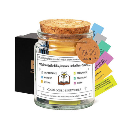 ✨Christmas Sale 49% OFF⏰✝️Inspirational Bible Verses Jar - A Reminder of God's Words💖