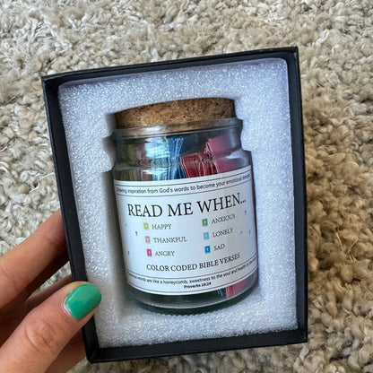 ✨Christmas Sale 49% OFF⏰✝️Inspirational Bible Verses Jar - A Reminder of God's Words💖
