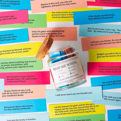 ✨Christmas Sale 49% OFF⏰✝️Inspirational Bible Verses Jar - A Reminder of God's Words💖