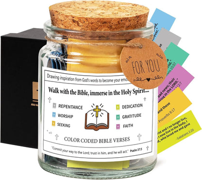 ✨Christmas Sale 49% OFF⏰✝️Inspirational Bible Verses Jar - A Reminder of God's Words💖