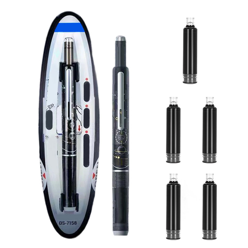 Quick-Dry Retractable Fountain Pen