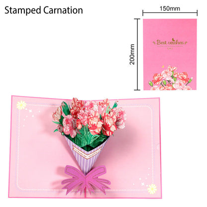 🦋 Vibrant 3D Butterfly & Daisy Pop-Up Greeting Card