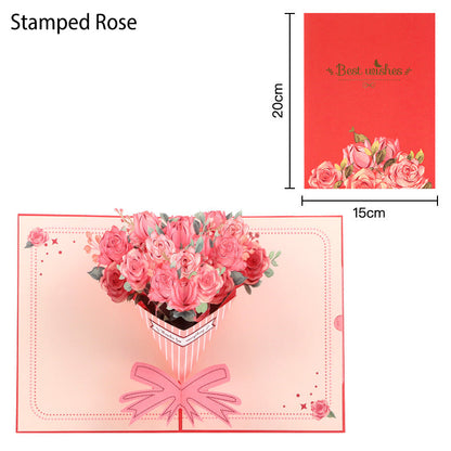 🦋 Vibrant 3D Butterfly & Daisy Pop-Up Greeting Card