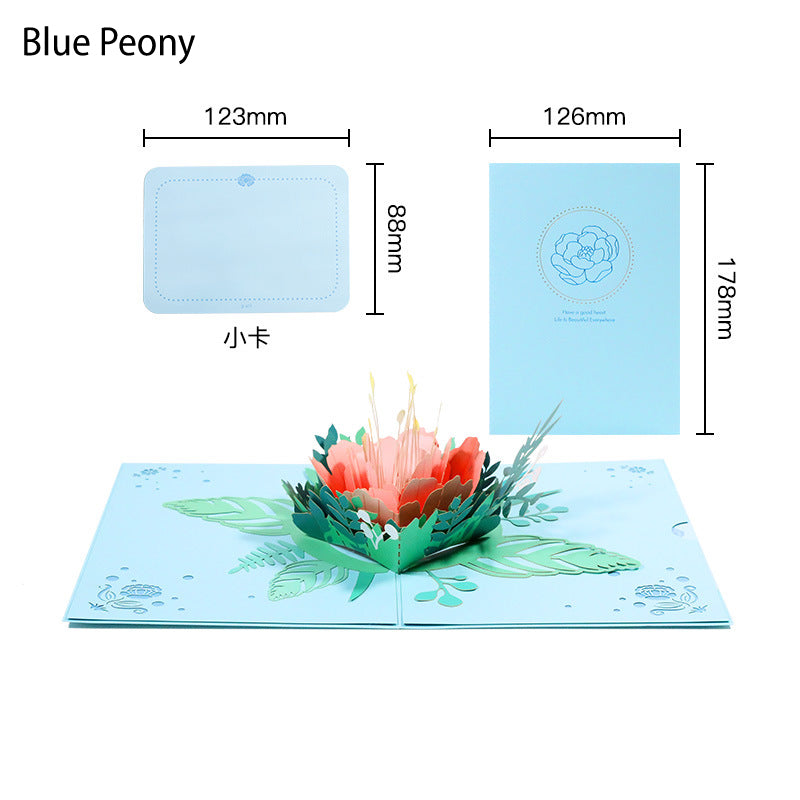 🦋 Vibrant 3D Butterfly & Daisy Pop-Up Greeting Card