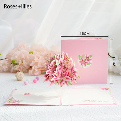 🦋 Vibrant 3D Butterfly & Daisy Pop-Up Greeting Card