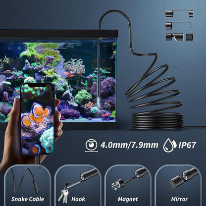 Waterproof HD Endoscope Camera