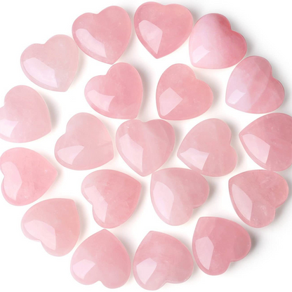 Heart Shaped Healing Synthetic Crystals